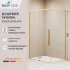 Душевой уголок RGW SV-42G прозрачное/золото, Цвет стекла: прозрачное, Цвет профиля: Золото, Выбрать размер: 900x1000