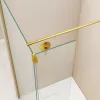 Душевая перегородка RGW WA-051Gb (WA-010Gb + Z-071Gb), Цвет стекла: прозрачное, Цвет профиля (вариация): Золото, Выбрать размер: 90, изображение 11