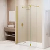 Душевая перегородка RGW WA-051Gb (WA-010Gb + Z-071Gb), Цвет стекла: прозрачное, Цвет профиля (вариация): Золото, Выбрать размер: 90, изображение 3