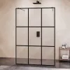 Душевая перегородка RGW WA-018B, Цвет стекла: прозрачное, Цвет профиля (вариация): Черный, Выбрать размер: 130, изображение 3