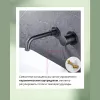 Смеситель для раковины скрытого монтажа ACWEN 6605D графит, Выбрать цвет: Графит, изображение 2