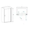 Душевая дверь RGW LE-03 600, изображение 3