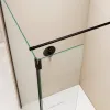 Душевая перегородка RGW WA-050B (WA-002B + Z-070B), Цвет стекла: прозрачное, Цвет профиля (вариация): Черный, Выбрать размер: 60, изображение 12
