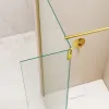 Душевая перегородка RGW WA-050Gb (WA-002Gb + Z-070Gb), Цвет стекла: прозрачное, Цвет профиля (вариация): Золото, Выбрать размер: 80, изображение 11