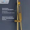Душевая стойка  RGW SP-34G с термостатом, Выбрать цвет: Золото, изображение 9