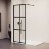 Перегородка для душа RGW WA-111B, Цвет стекла: прозрачное, Цвет профиля: Черный, Выбрать размер: 80, изображение 2