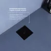 Душевой трап RGW SDR-13B черный, Выбрать размер: 110x110, изображение 7
