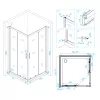 Душевой уголок RGW HO-31, Цвет стекла: прозрачное, Цвет профиля (вариация): Хром, Выбрать размер: 800x800, изображение 2