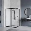 Душевой уголок RGW PA-246B, Цвет стекла: прозрачное, Цвет профиля (вариация): Черный, Выбрать размер: 80x100, изображение 3