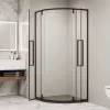 Душевой уголок RGW SV-53B прозрачное/черный, Цвет стекла: прозрачное, Цвет профиля: Черный, Выбрать размер: 800x800, изображение 3