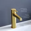 Смеситель на раковину RGW SP-301G, Цвет профиля (вариация): Золото, изображение 3