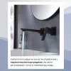 Смеситель для раковины скрытого монтажа ACWEN 6616B  черный матовый, Выбрать цвет: Черный, изображение 5