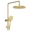 Душевая стойка AVS Elegant брашированное золото, изображение 9