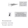 Душевая система ACWEN 6602A скрытого монтажа, Выбрать цвет: Хром, изображение 11