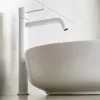 Смеситель для раковины AVS Slimmer высокий, белый матовый, Выбрать цвет: Белый, изображение 11