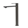 Смеситель для раковины AVS Elegant высокий, оружейная сталь, Выбрать цвет: Оружейная сталь, изображение 2