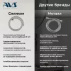 Душевая стойка AVS Slimmer 811-122-MB черный матовый, Выбрать цвет: Черный, изображение 6