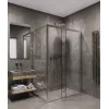 Timo душевое ограждение TDSS-/13C-8L/R, раздвиж , проф никель, Цвет профиля: Серый, Выбрать размер: 120х90, Ориентация: левая, изображение 2
