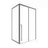 Timo душевое ограждение TDSS-/13C-8L/R, раздвиж , проф никель, Цвет профиля: Серый, Выбрать размер: 120х90, Ориентация: левая, изображение 3