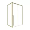 Timo душевое ограждение  TDSS-/17C-8L/R, раздвиж , проф матовое золото, Цвет профиля: Золото, Выбрать размер: 120х90, Ориентация: левая, изображение 3