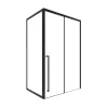 Timo душевое ограждение  TDSS-/03C-8L/R, раздвиж , проф черный, Цвет профиля: Черный, Выбрать размер: 120х90, Ориентация: левая, изображение 3