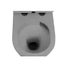 Унитаз ABBER Bequem AC1102TMG подвесной серый матовый, безободковый, смыв торнадо, Выбрать цвет: серый, изображение 5