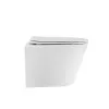 Унитаз ABBER Bequem AC1102TMW подвесной белый матовый, безободковый, смыв торнадо, Выбрать цвет: Белый, изображение 2