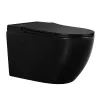 Унитаз ABBER Bequem AC1108PMB подвесной черный матовый с импульсным смывом, изображение 2