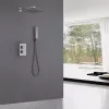 Душевая система ABBER Daheim AF8251SP скрытого монтажа без излива, термостат, сатин, Выбрать цвет: Сатин, изображение 2