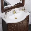 Тумба напольная с раковиной Opadiris Риспекто , цвет орех антикварный, Выбрать цвет: Орех антикварный, Выбрать размер: 85, изображение 4