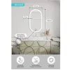 Зеркало ACWEN "Delight Led" 55х100, Внешний вид: вертикальное, изображение 4