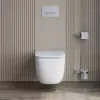 Унитаз подвесной безободковый с сиденьем BelBagno UNO 2.1 BB7006CHR/SC, изображение 13