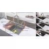 Многофункциональная мойка Ceruttispa GLORIA Nano Gold (золото) из нержавеющей стали, кухонная, изображение 6