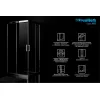 Душевой уголок Royal Bath RB HPD-T-CH 90х80х200 (прозрачное), изображение 3