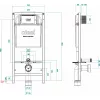 Инсталляция CTESI Solid для унитаза, изображение 6