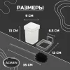 Держатель для туалетной щетки ACWEN SS84704GG с щеткой, изображение 4