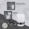 Стакан для зубных щеток на держателе ACWEN SS84607GG графит, изображение 2