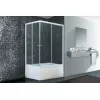 Душевой угол Royal Bath RB 8100BP/RB8120BP прямоугольный, Цвет стекла: прозрачное, Цвет профиля: Белый, Выбрать размер: 120x80, Ориентация: правая, изображение 2