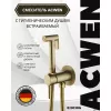 Смесители: Душ гигиенический ACWEN 82003BG матовое золото 1 в магазине Акватория