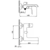 Смеситель для ванны Gappo G50 G3250-8, изображение 13