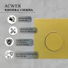 Кнопка для инсталляции ACWEN золото матовое, Выбрать цвет: Золото матовое, изображение 2