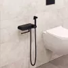 Гигиенический душ со смесителем RGW SP-222B, Выбрать цвет: Черный, изображение 4