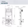 Инсталляция ACWEN для подвесного унитаза, изображение 10