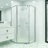 Душевой уголок RGW HO-088 матовое/хром, Цвет стекла: матовое, Цвет профиля: Хром, Выбрать размер: 90х90, изображение 2