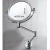 Gedy G-Michel настенное косметическое зеркало с 2-х кратным увеличением , хром, изображение 2