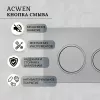 Кнопка для инсталляции ACWEN серая (Gun grey), Выбрать цвет: Серый, изображение 2