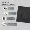 Кнопка для инсталляции ACWEN черная матовая, Выбрать цвет: Черный матовый, изображение 2