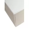 Тумба подвесная BelBagno MARINO Crema Opaco, раковина белая/черная, Выбрать цвет: Кремовый матовый, Выбрать размер: 120, Внешний вид: с белой раковиной, изображение 8