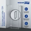 Душевой уголок WasserKRAFT Aller 10H, Цвет стекла: прозрачное, Цвет профиля: Хром, Выбрать размер: 80х120, Ориентация: Левая
