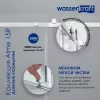 Душевой уголок WasserKRAFT Alme 15R прозрачное стекло/хром, Цвет стекла: прозрачное, Цвет профиля: Хром, Выбрать размер: 80х140, изображение 3